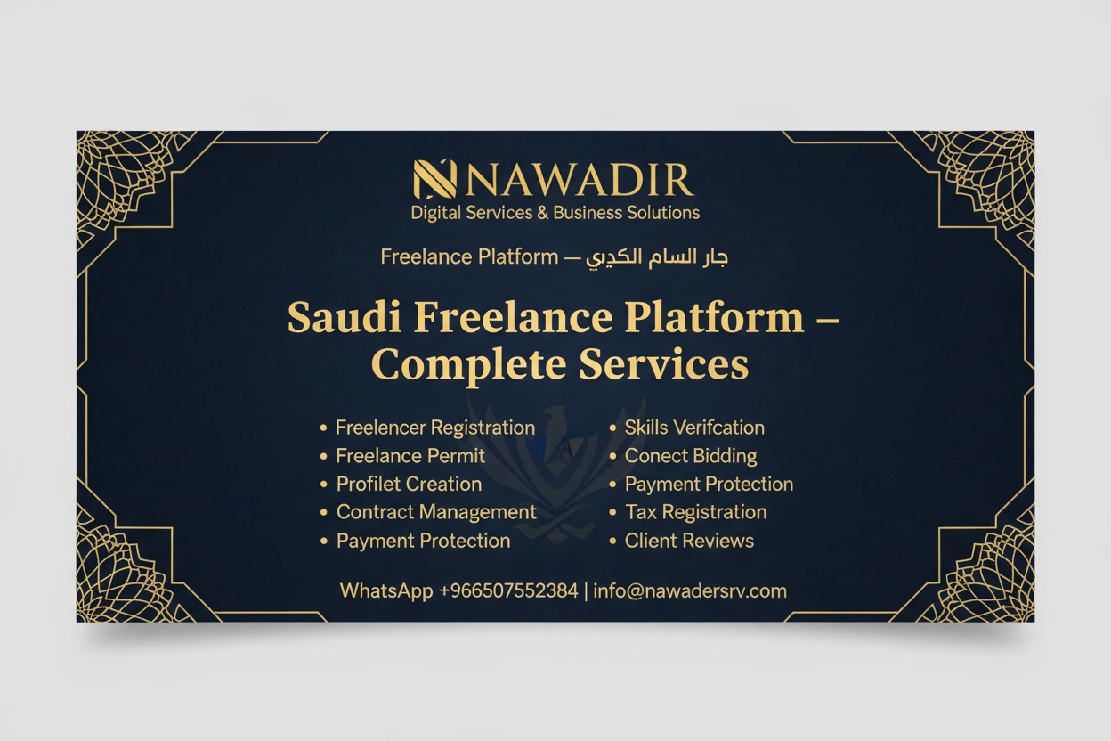 خدمات منصة العمل الحر السعودية الشاملة — نوادر