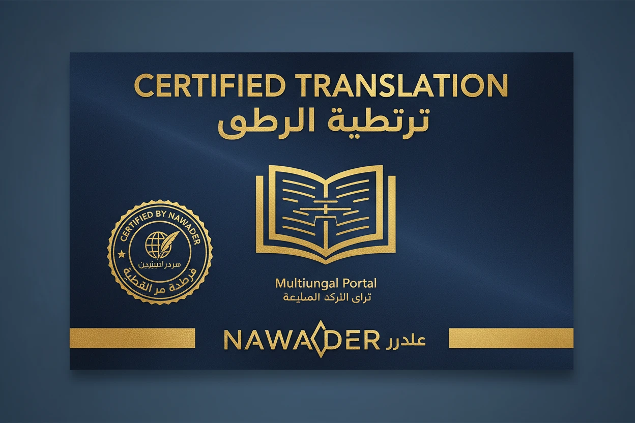 خدمات الترجمة المعتمدة الشاملة — نوادر