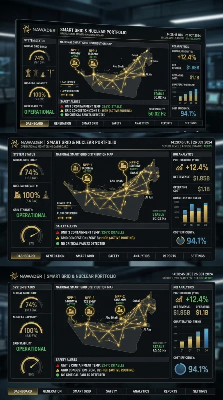 UI for Smart Grid Portfolio