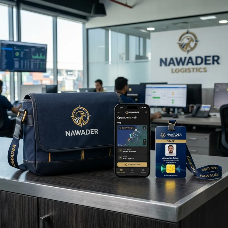 Corporate identity mock-up Nawader
