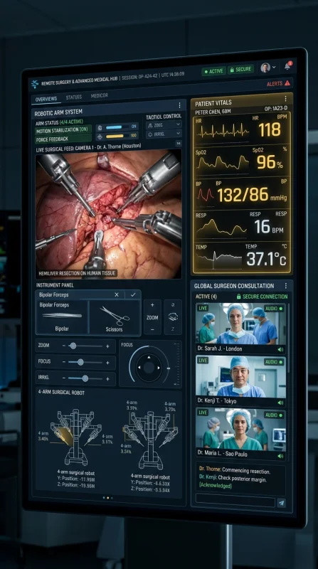Robotic arm control interface