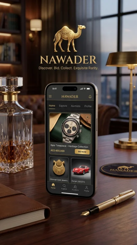 Nawader app on smartphone