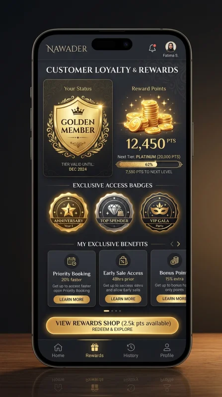 Customer Loyalty Rewards UI