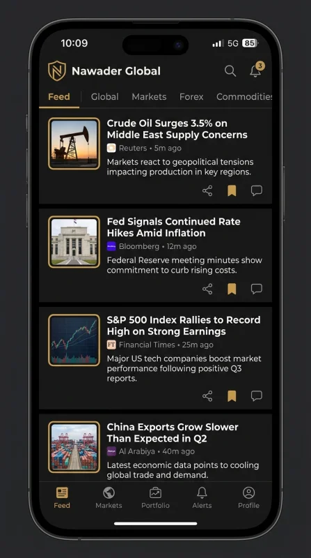 Mobile UI Nawader Global News