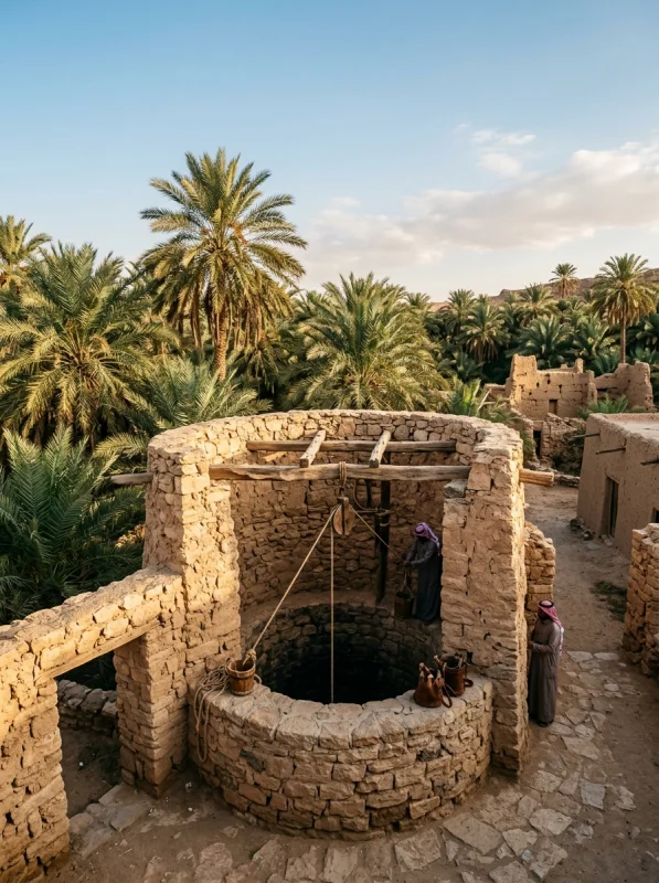 Historic Tayma Bir Haddaj well