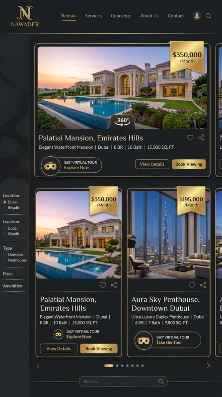 UI for Nawader Real Estate