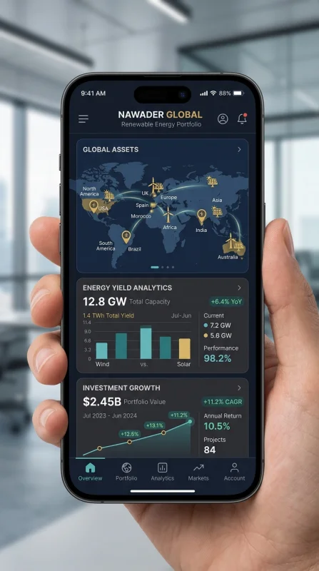 Mobile UI Nawader Portfolio