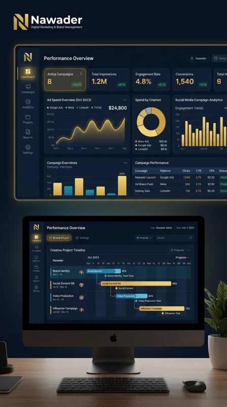 UI for Digital Marketing Services