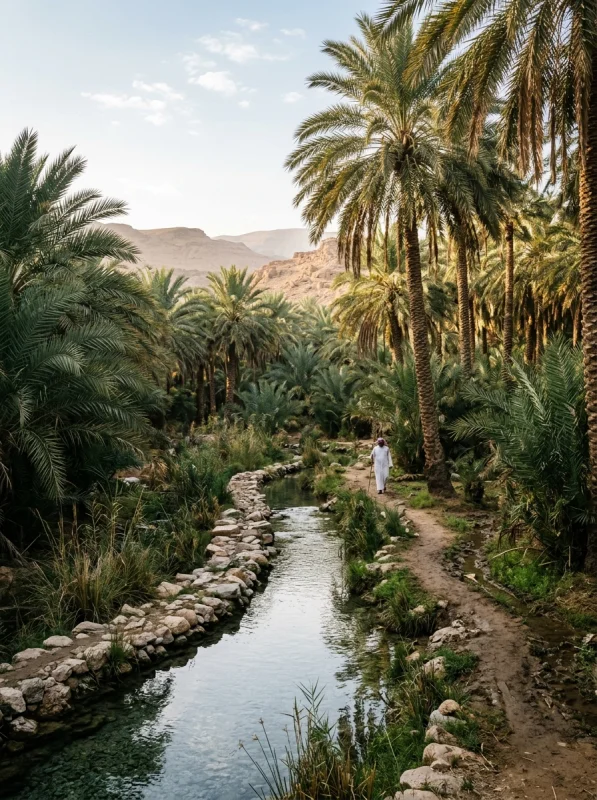 الخرج (عيون المياه ومزارع النخيل)
