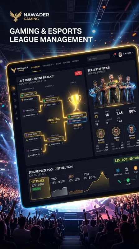 UI design for league management