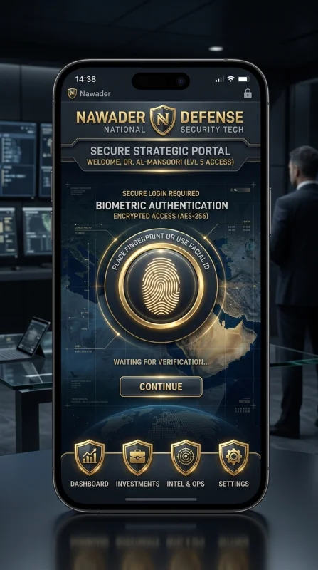 Mobile UI Nawader Defense Security