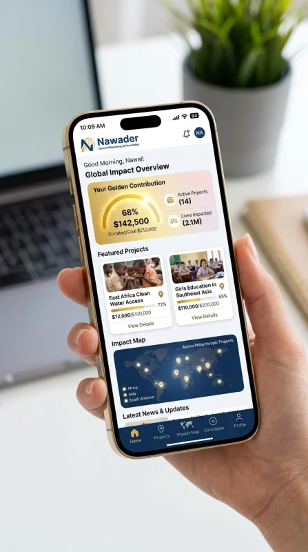 Mobile UI Nawader Philanthropy F…