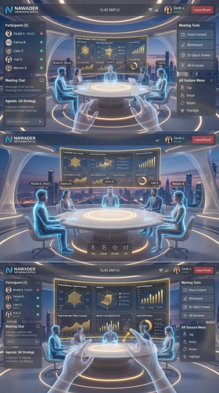 UI for Metaverse Office