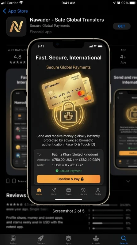 Secure Global Payments feature