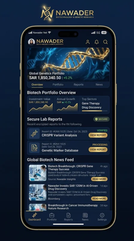 Mobile UI for Biotechnology Inve…