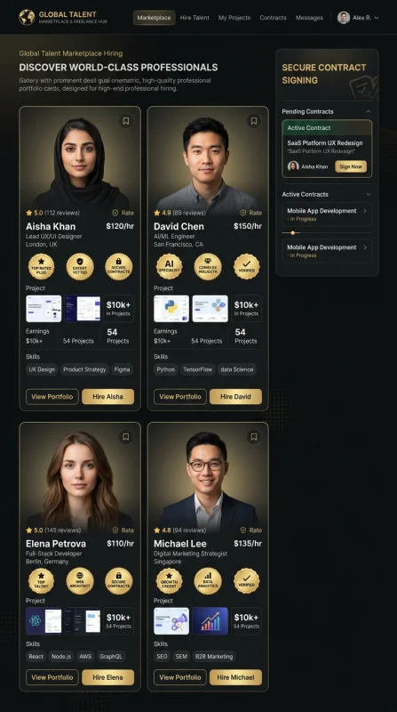 Global Talent Marketplace UI