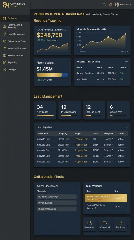 Partnership Portal UI