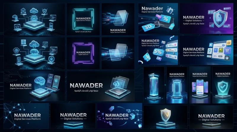 Marketing visual suite for Nawader